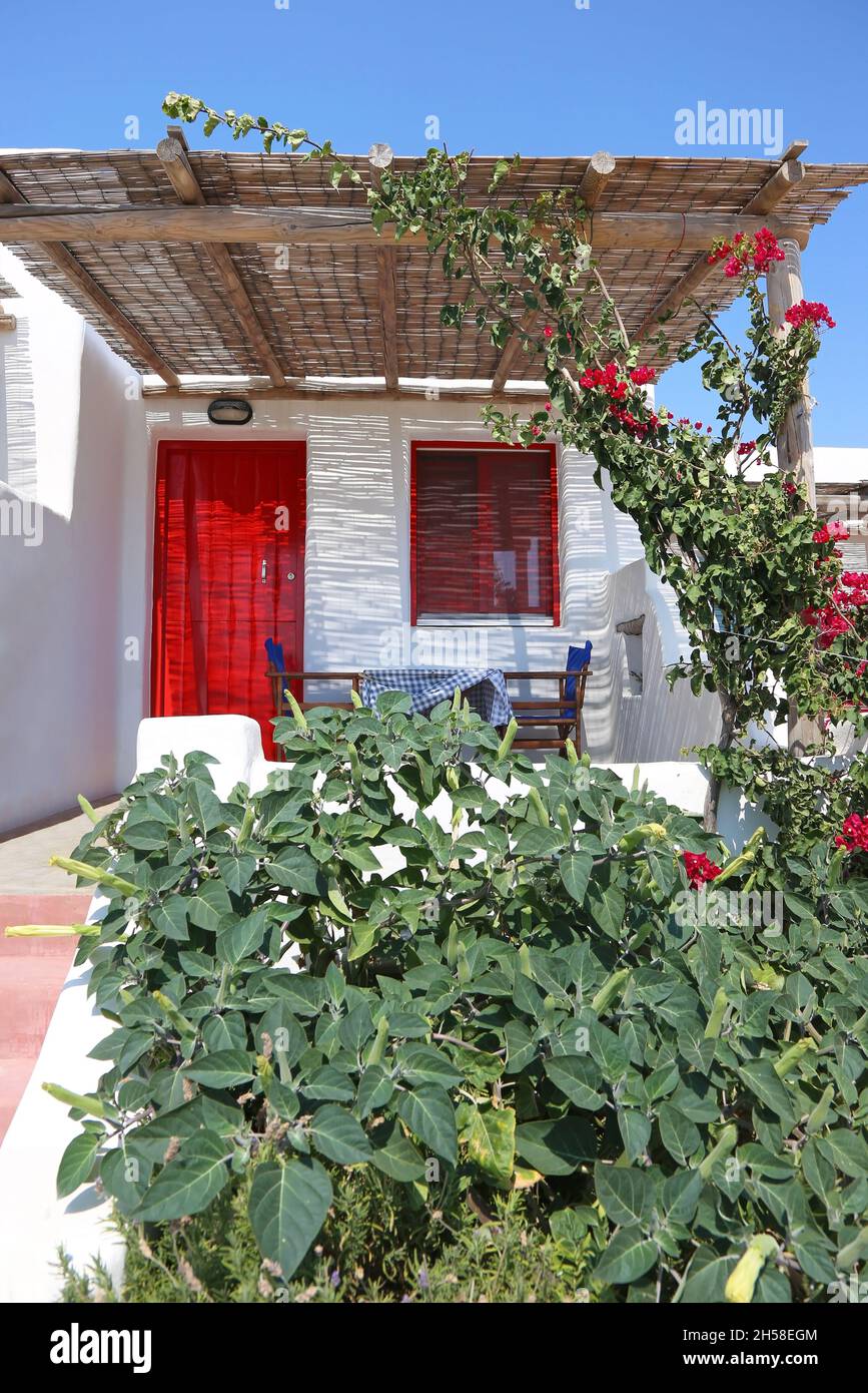 Traditionelle Architektur auf der Insel Ano Koufonisi Griechenland Stockfoto