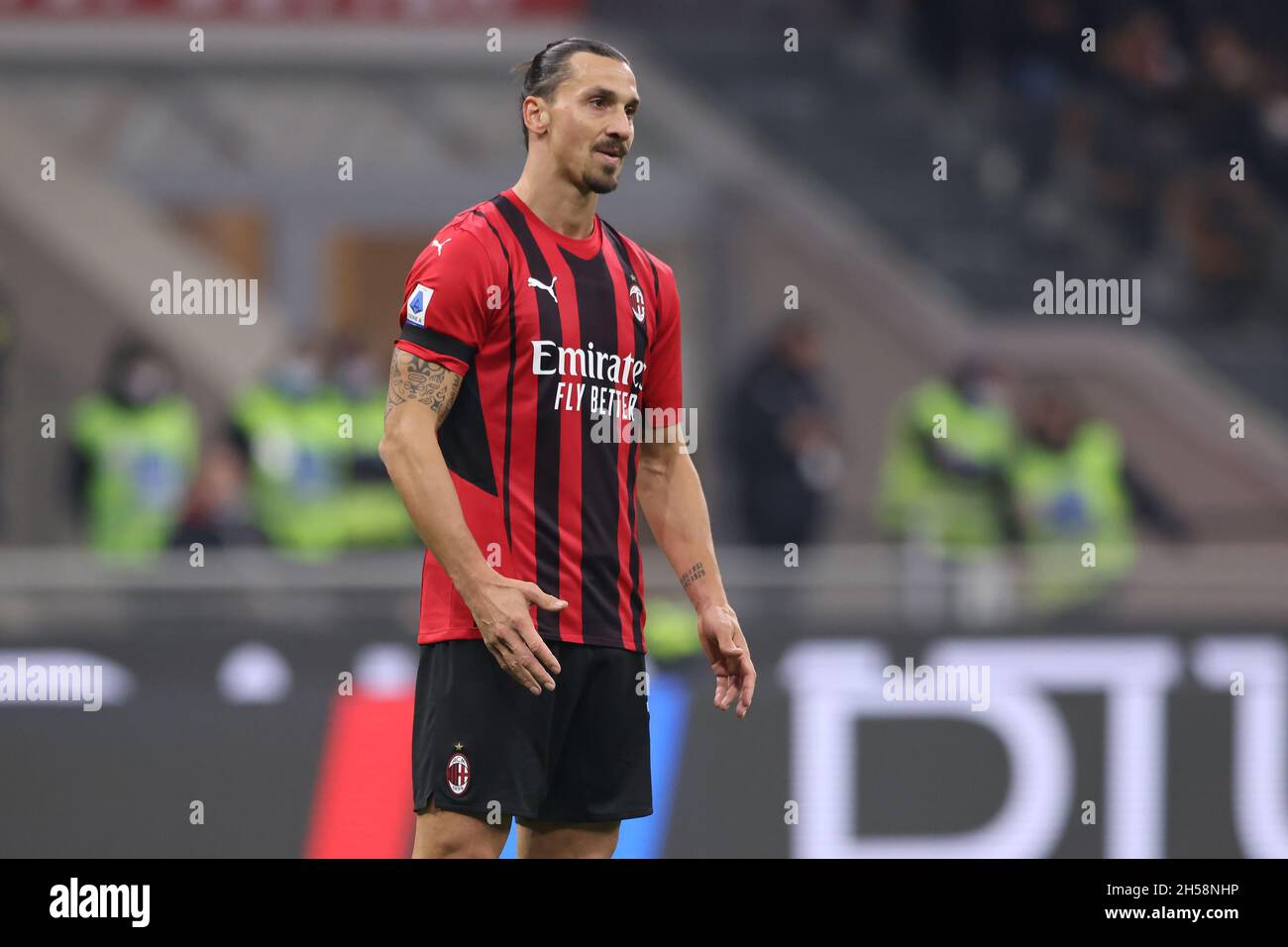 Mailand, Italien, 7. November 2021. Während der Serie Ein Spiel bei Giuseppe Meazza, Mailand. Bildnachweis sollte lauten: Jonathan Moscrop / Sportimage Stockfoto