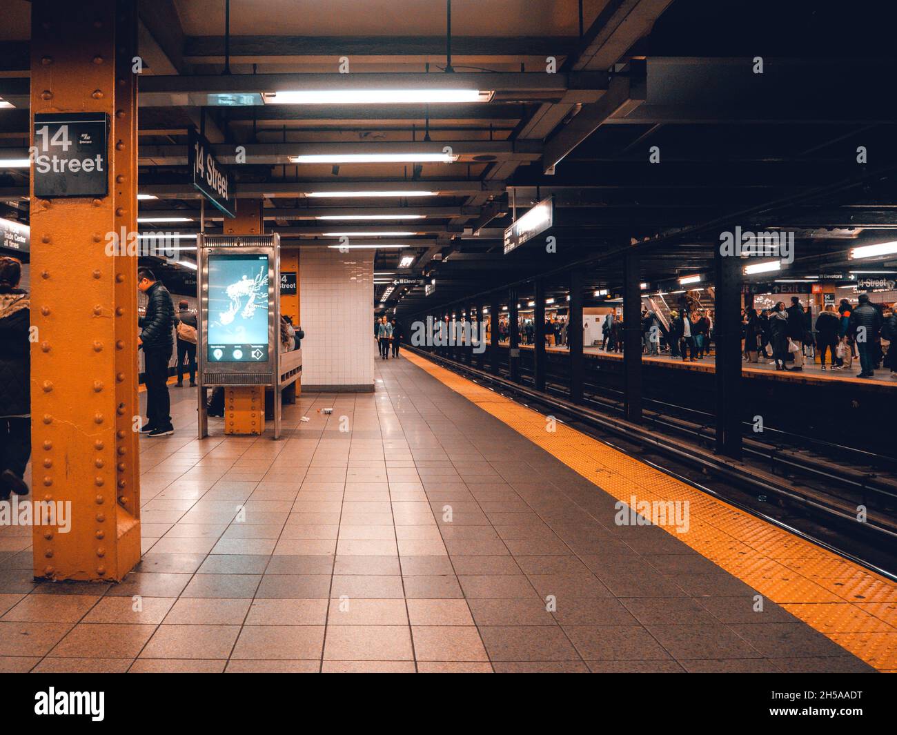 U-Bahn-Station New York City Stockfoto