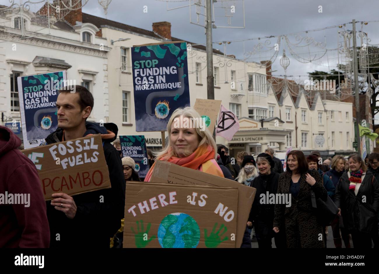 Stratford Climate Action COP26 Rallye Stockfoto
