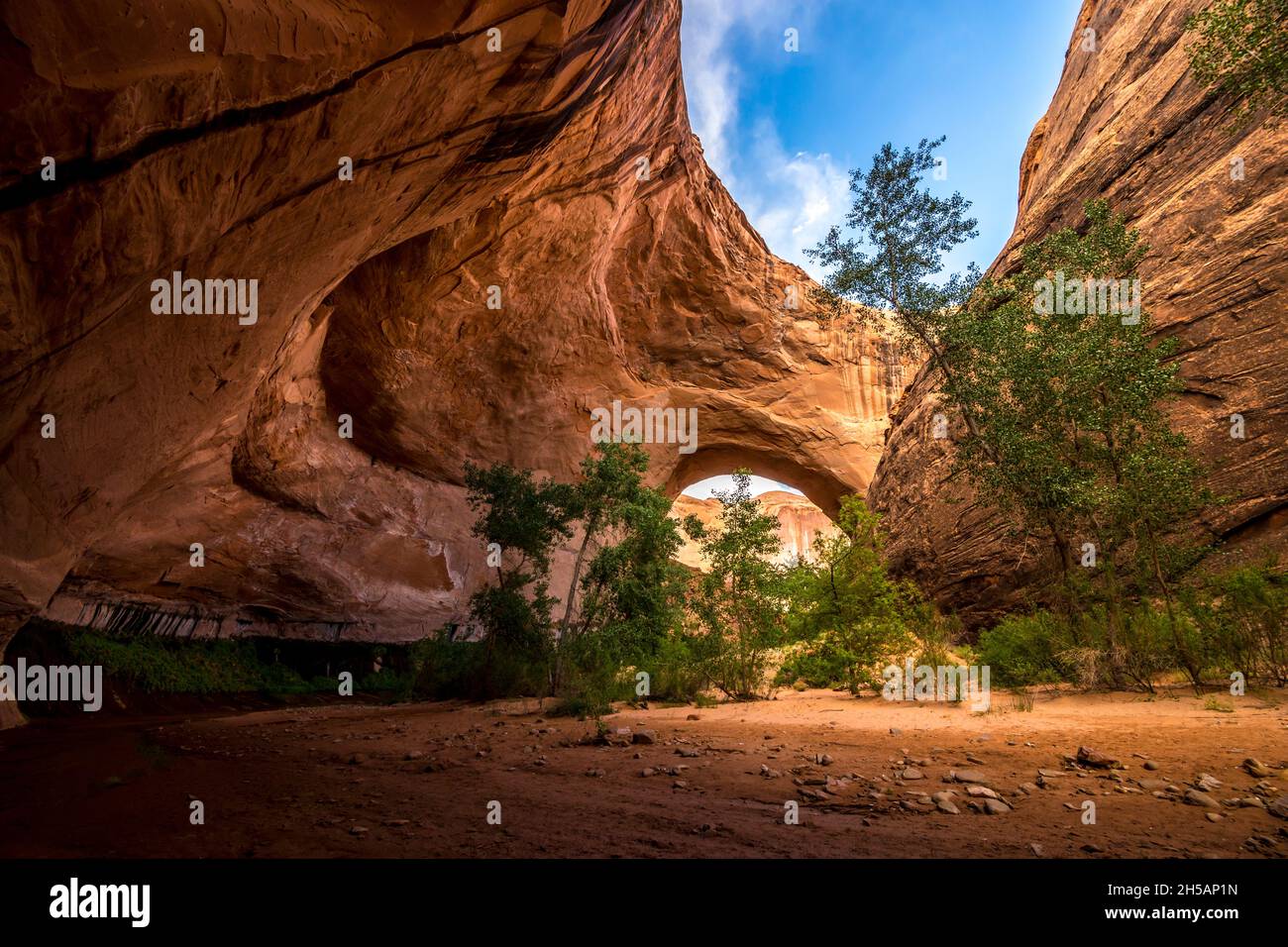 Jacob Hamblin Arch - Coyote Gulch - Utah Stockfoto