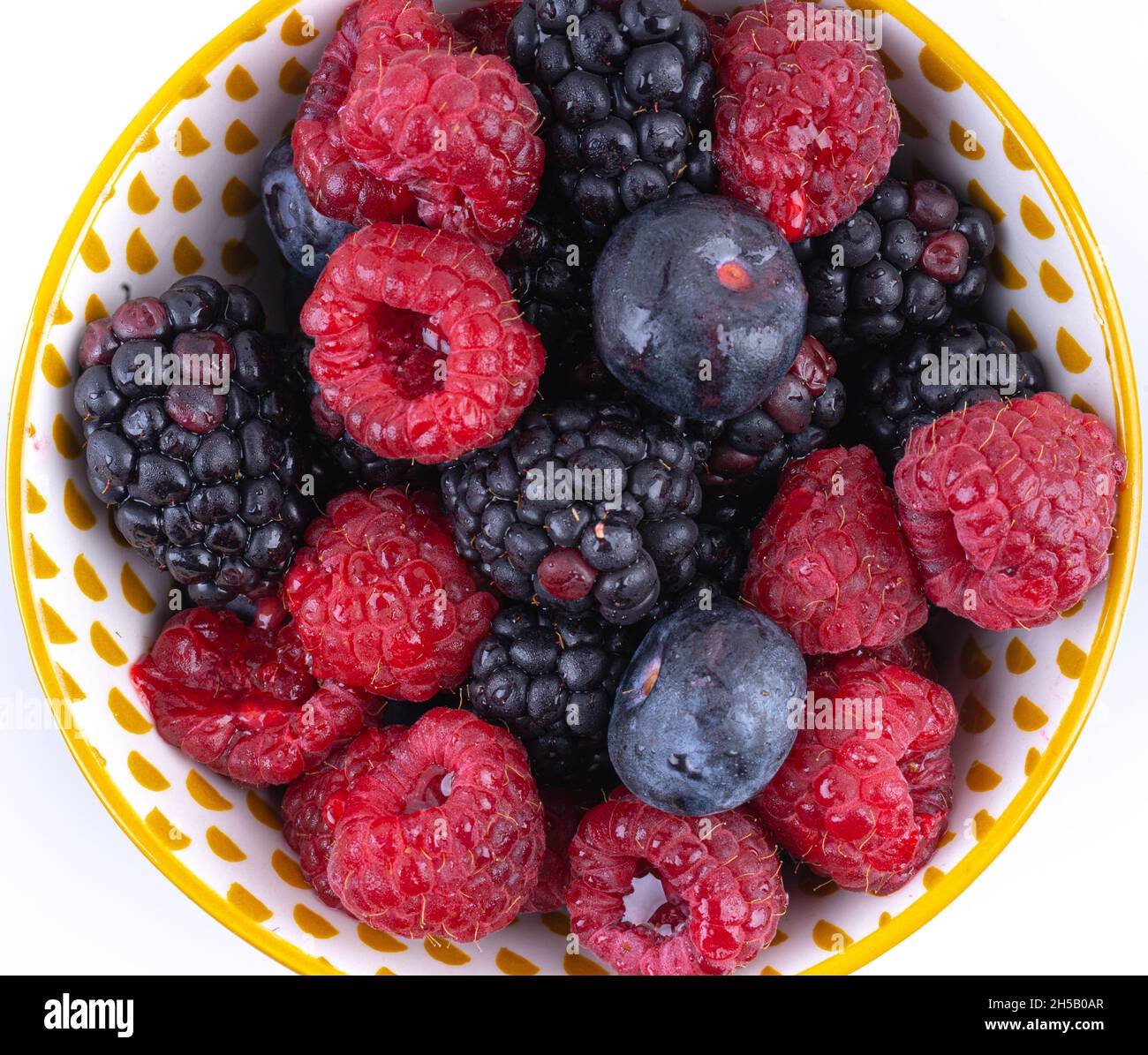 Süße und gesunde Beeren mit rötlichen Farben 3 Stockfoto