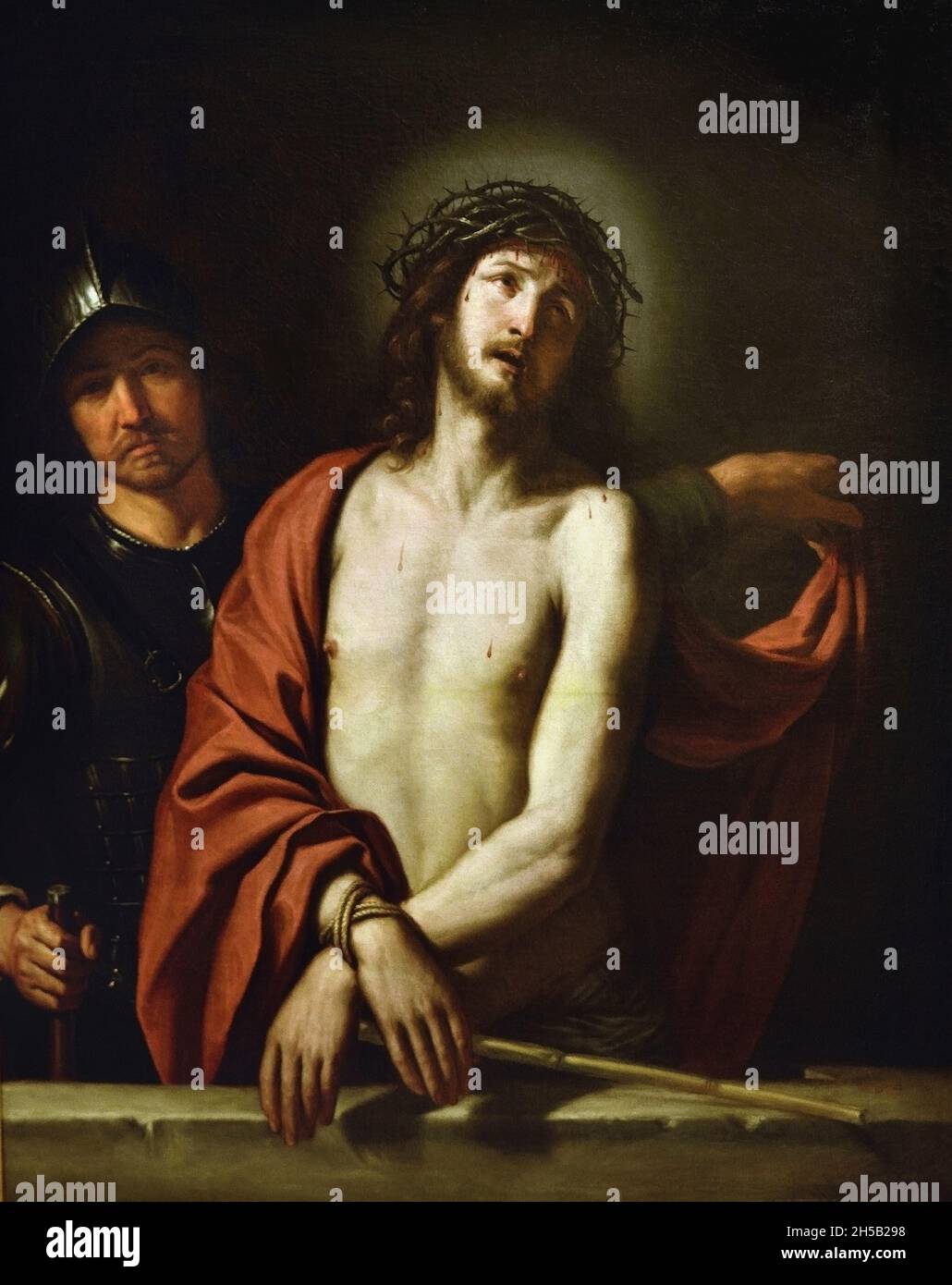 Ecce Homo1659 Barbieri Giovan Francesco bekannt als Guercino, 1591 - 1666 Italien, Italienisch, Stockfoto