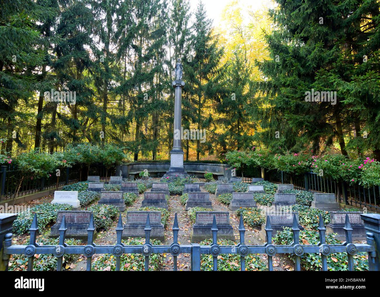 Familiengrab von Alexander von Humboldt, Berlin, Deutschland Stockfoto