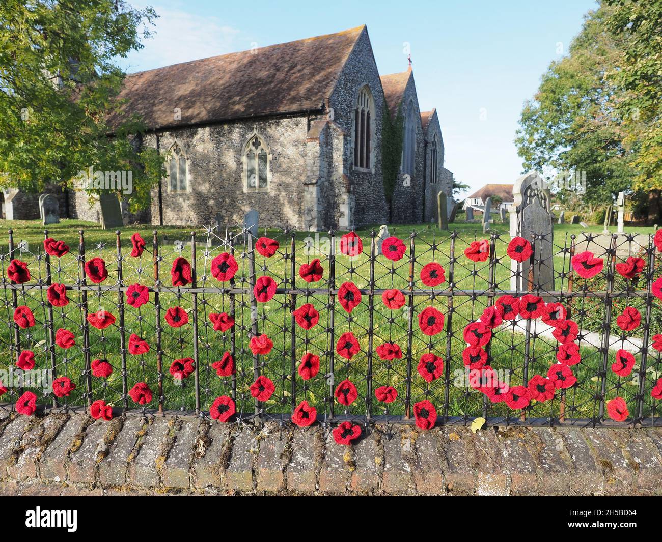 Upchurch, Kent, Großbritannien. November 2021. Erinnerungsvorbereitungen in Upchurch, Kent. Kredit: James Bell/Alamy Live Nachrichten Stockfoto