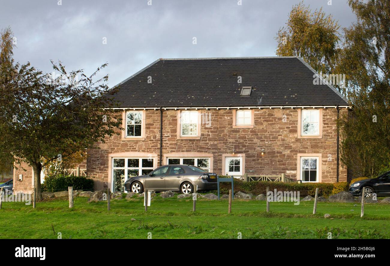 Unterkunft mit Selbstverpflegung in Gorthy, Crieff Hydro Hotel, Schottland Stockfoto