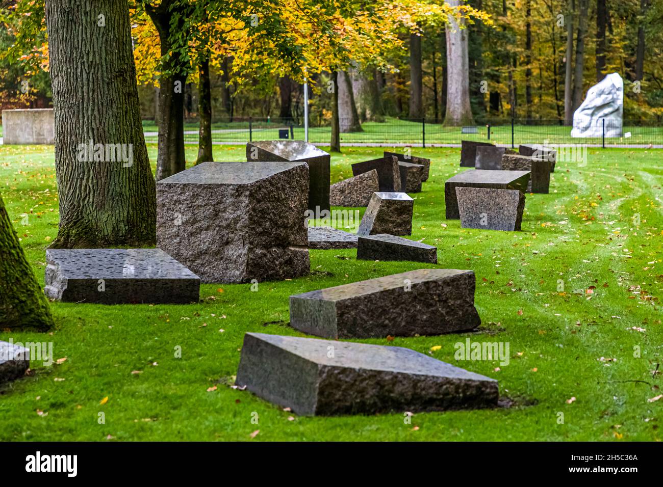 Skulpturengarten im Kröller-Müller Museum in Otterlo, Niederlande Stockfoto