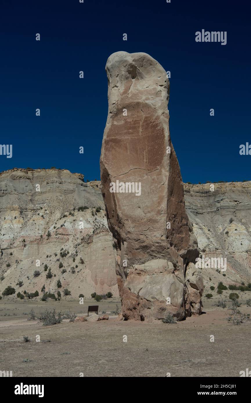 Chimney Rock im Kodachrome Basin State Park Utah Stockfoto