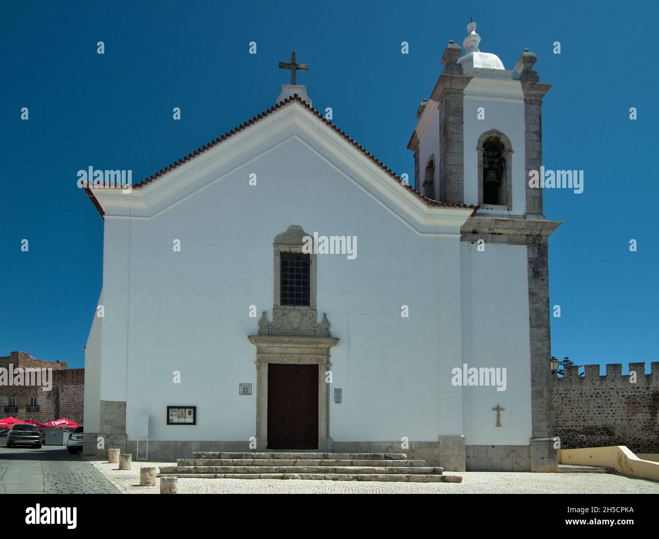 Sines Kirche in Alentejo, Portugal Stockfoto