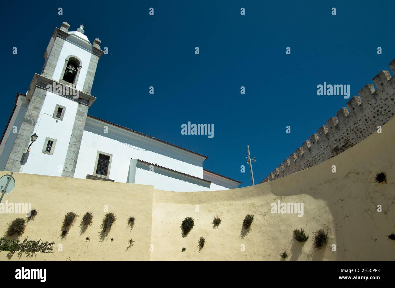 Sines Kirche in Alentejo, Portugal Stockfoto