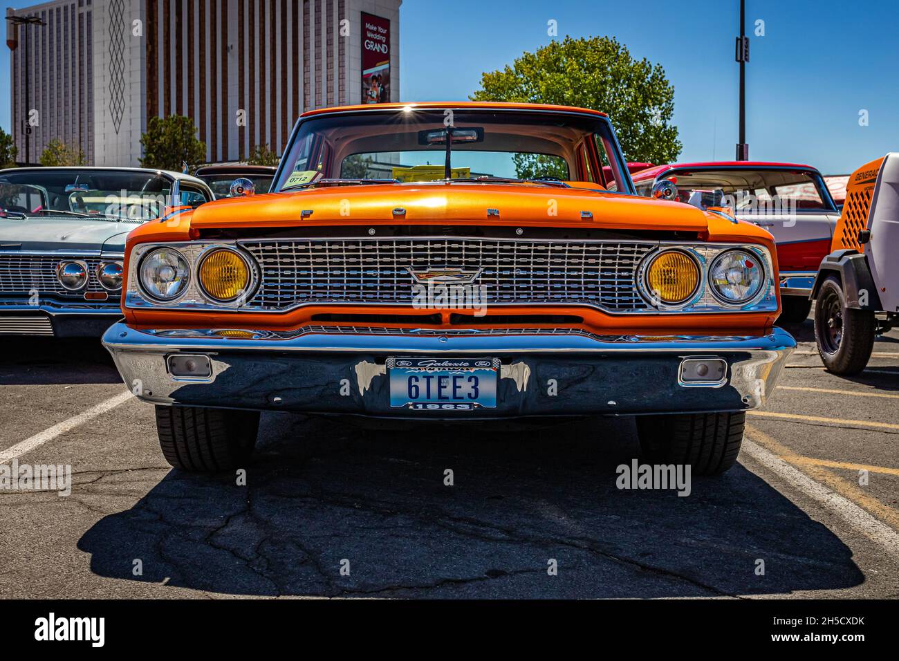 Reno, NV - 4. August 2021: 1963 Chevrolet Impala SS Hardtop Coupe 