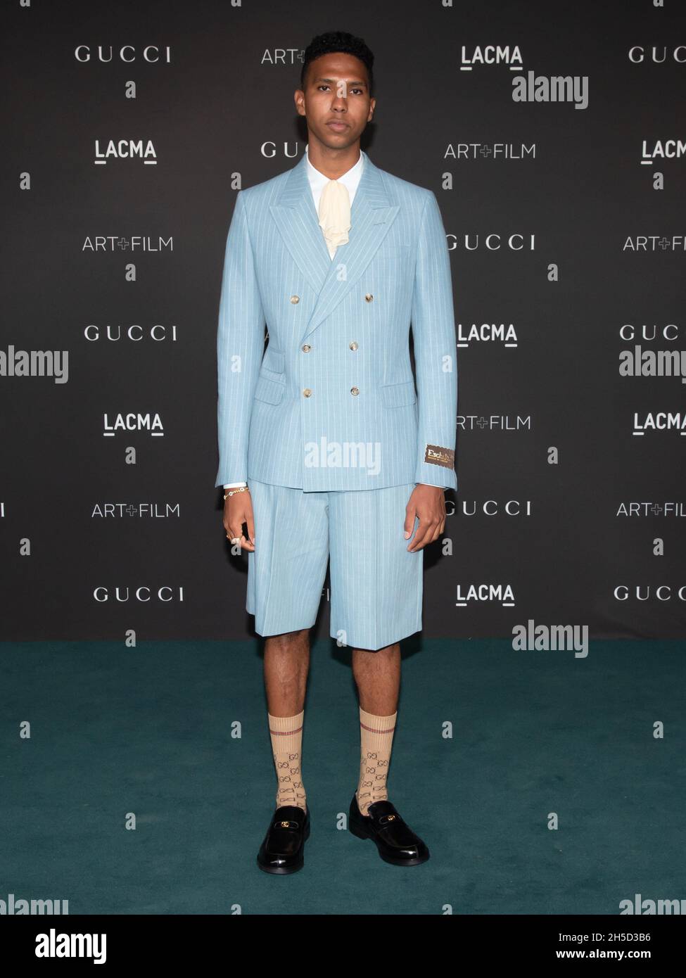 6. November 2021, Los Angeles, Kalifornien, USA: Tyler Mitchell nimmt an der 10. Jährlichen LACMA Art and Film Gala Teil, die von Gucci präsentiert wird. (Bild: © Billy Bennight/ZUMA Press Wire) Stockfoto