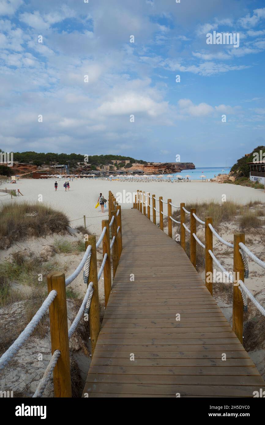 Strand von Cala Saona, Balearen, Formentera, Spanien Stockfoto