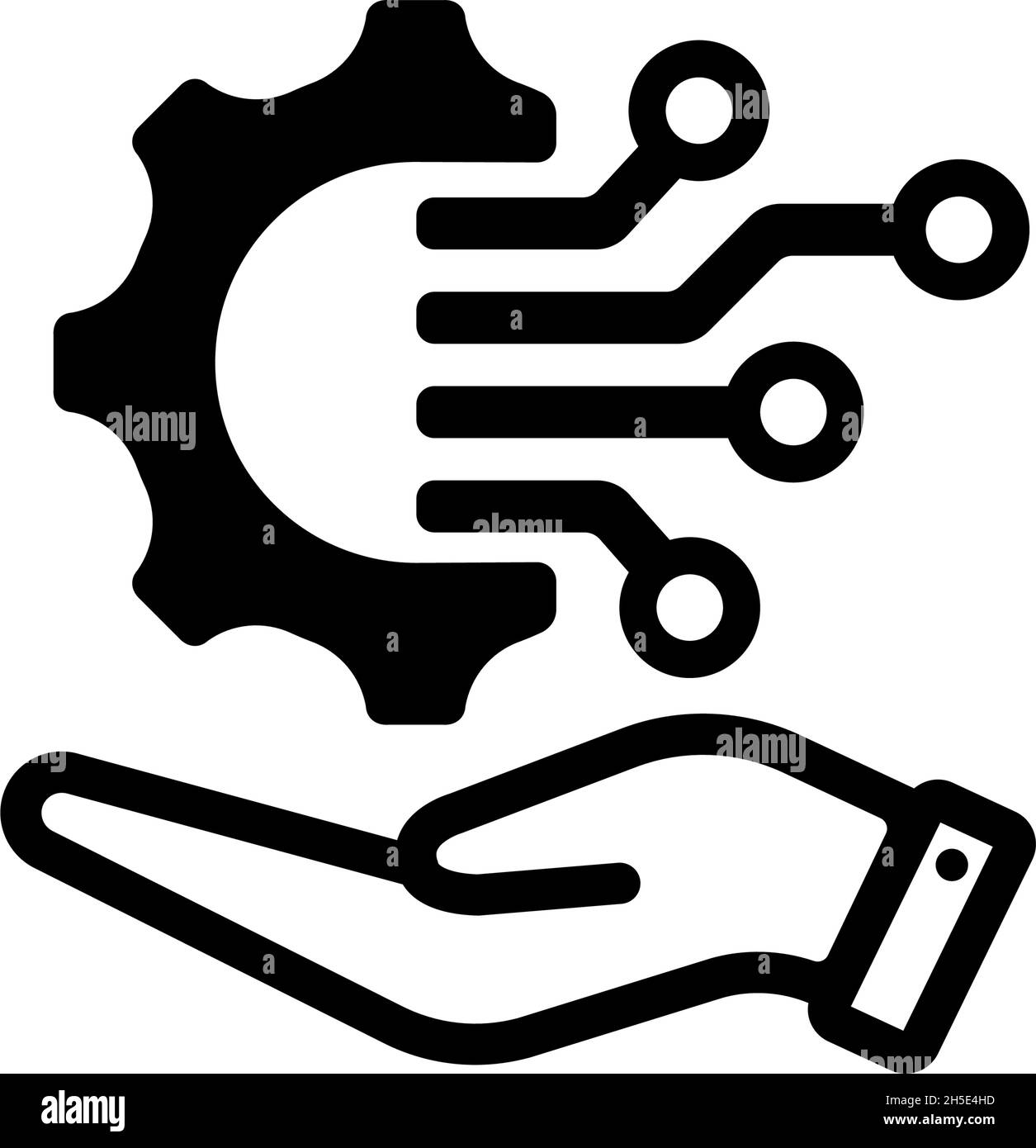 DX ( digitale Transformation ) Vektor-Symbol-Illustration Stock Vektor