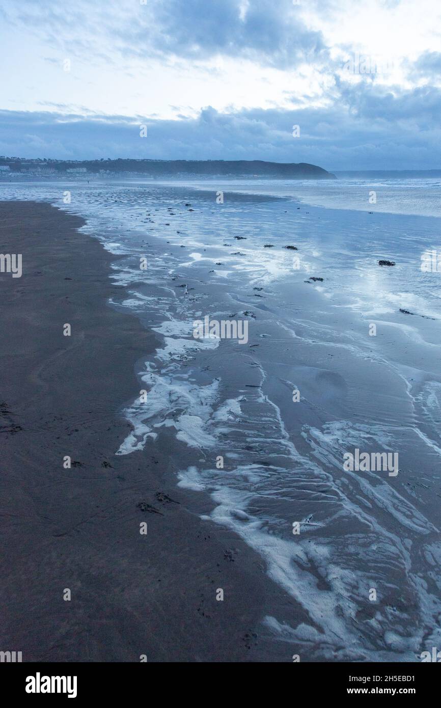 Westward Ho! Beach, Devon , England, Vereinigtes Königreich. Stockfoto