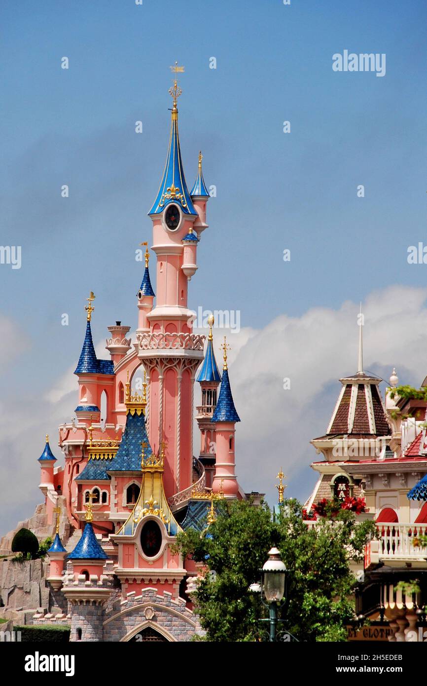 Disney Schloss, Marne-la-Vallée, Paris, Frankreich Stockfoto