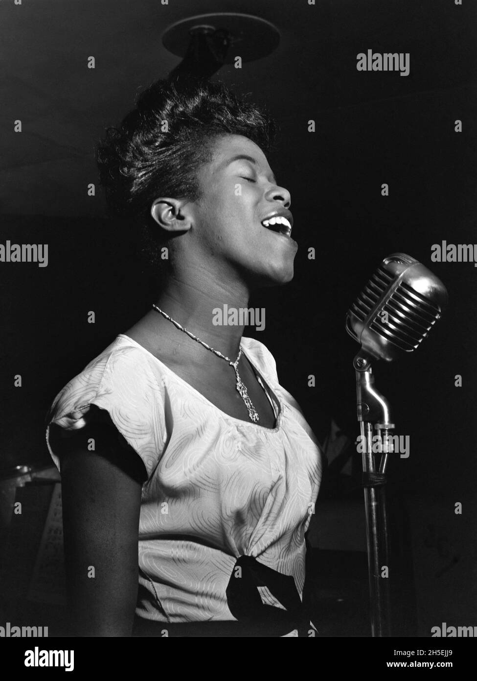 William P. Gottlieb Fotografie von Sarah Vaughan Stockfoto