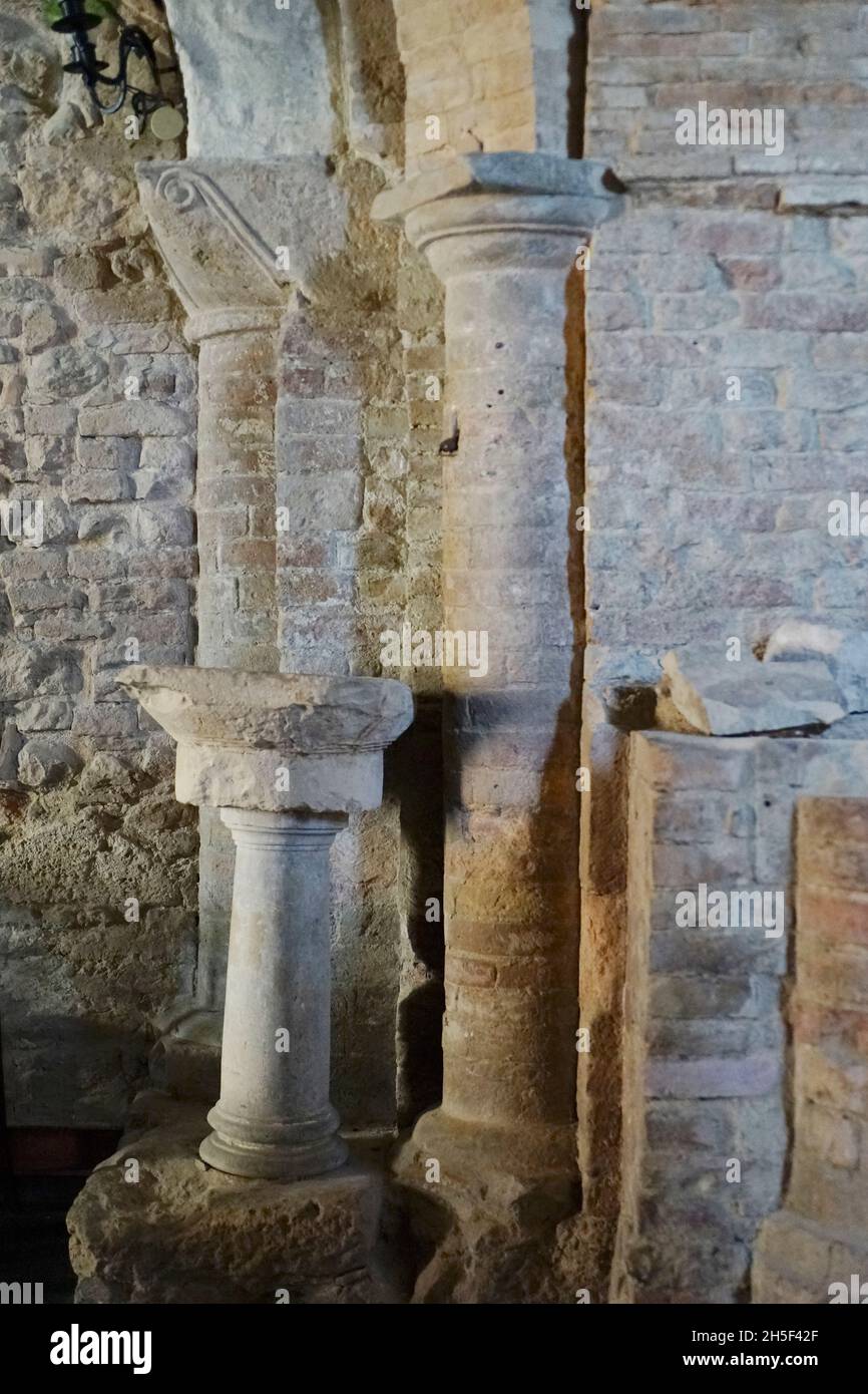 Kirche Chiesa di Sant'Anna dei Pompetti, Stoup, Teramo, Abruzzen, Italien, Europa Stockfoto