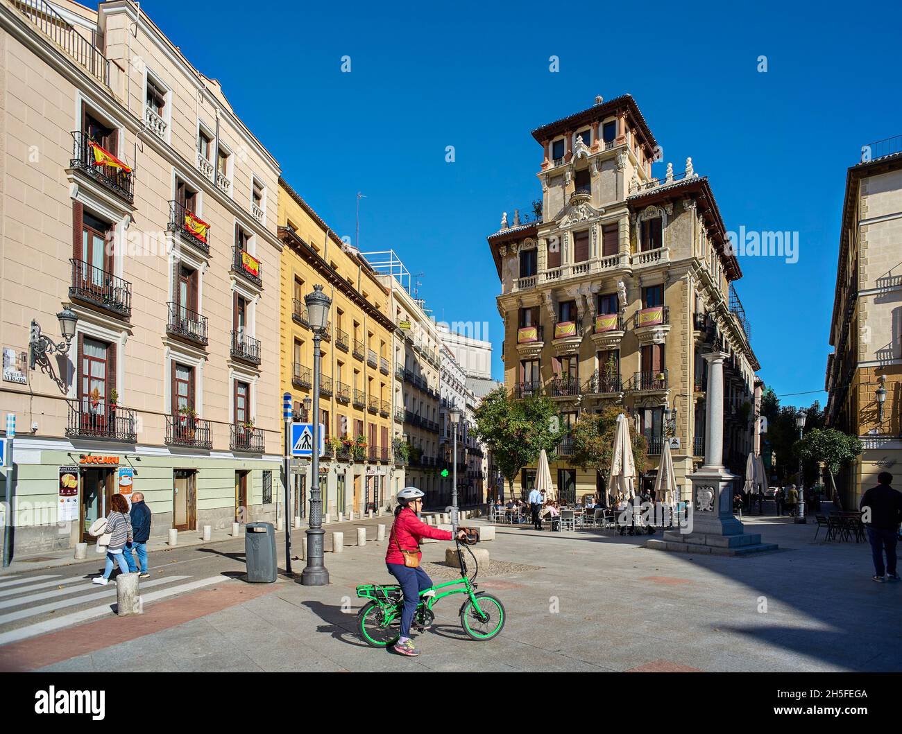 Plaza de Ramales. Madrid, Spanien. Stockfoto