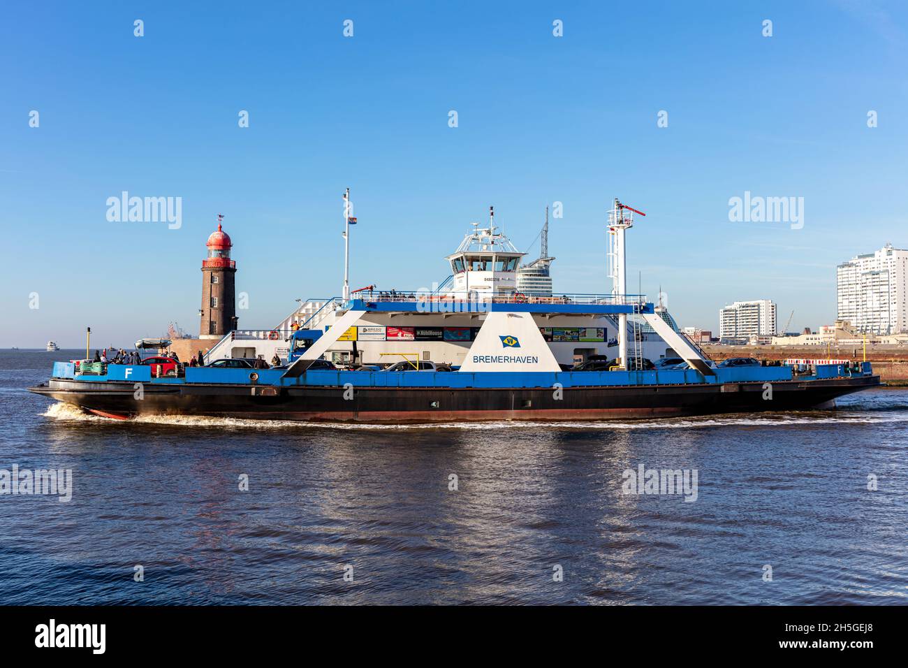 Spannende Fahre Bremerhaven Nordenham Bild