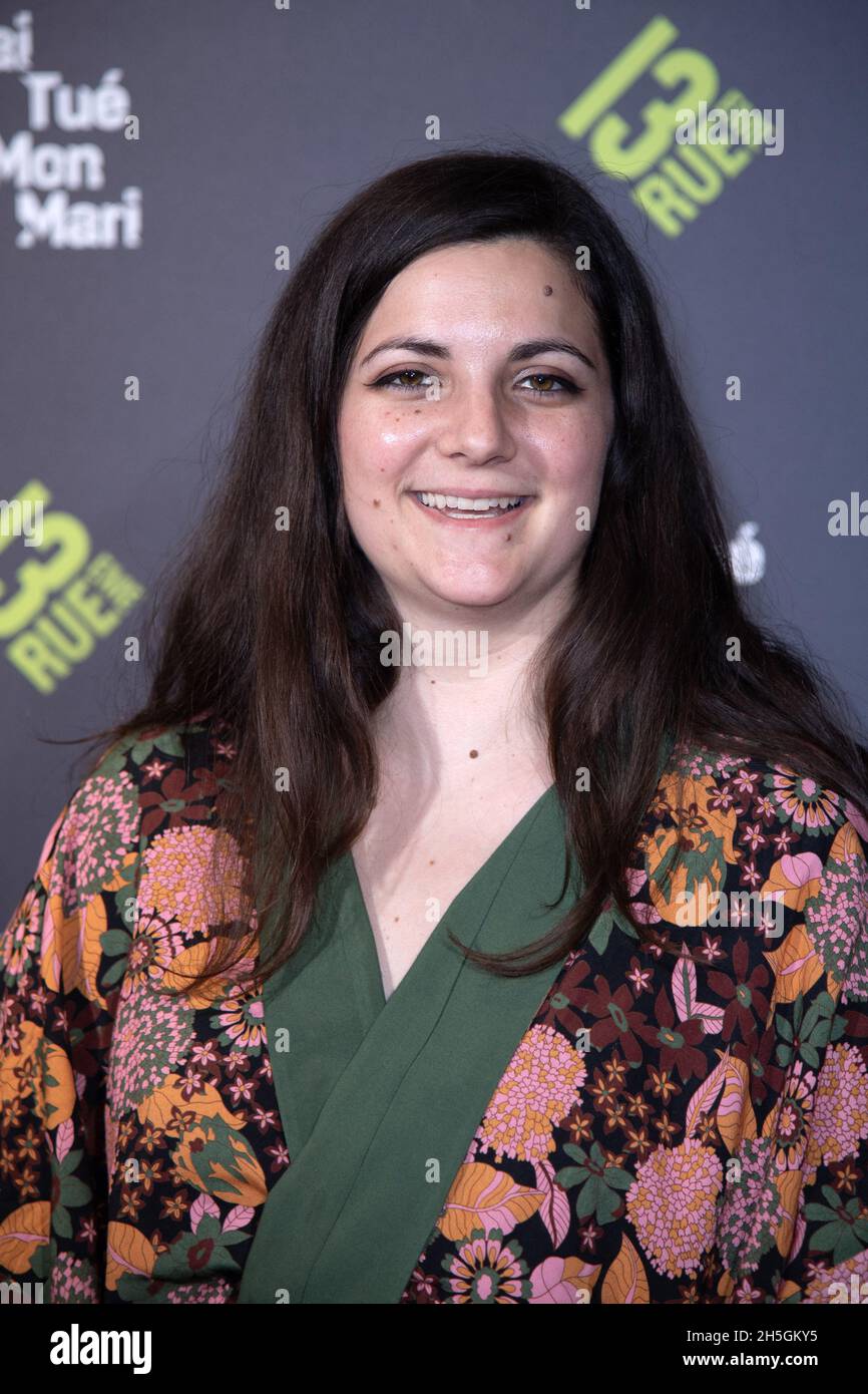 Justine Kim Gautier bei der Premiere von J'Ai Di Mon Mari am 09. November 2021 in Paris, Frankreich. Foto von Aurore Marechal/ABACAPRESS.COM Stockfoto