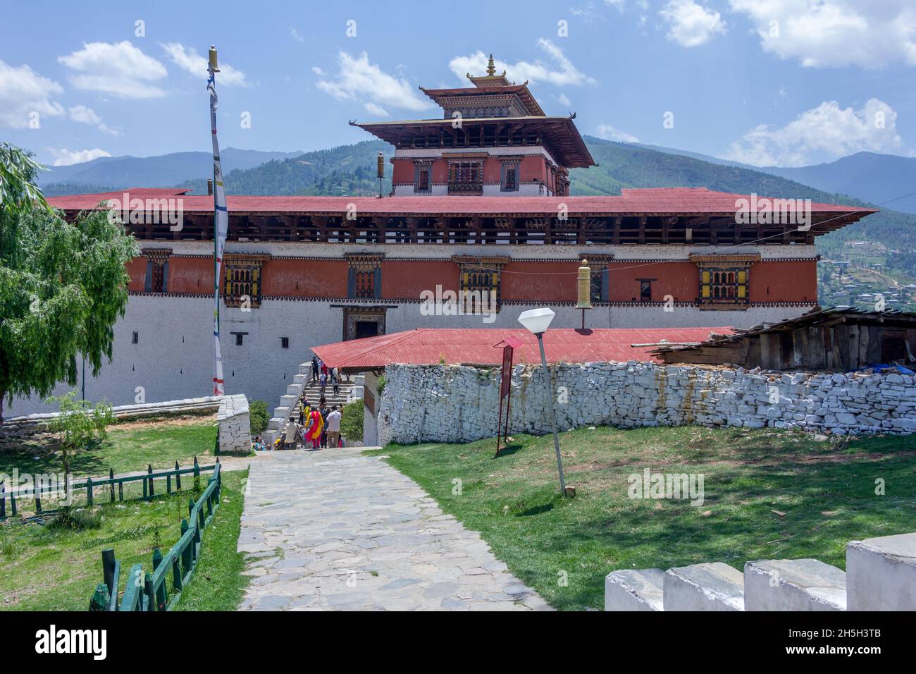 Rinpung Dzong - Bhutan Stockfoto