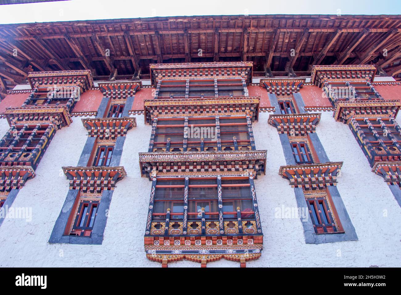 Rinpung Dzong - Bhutan Stockfoto