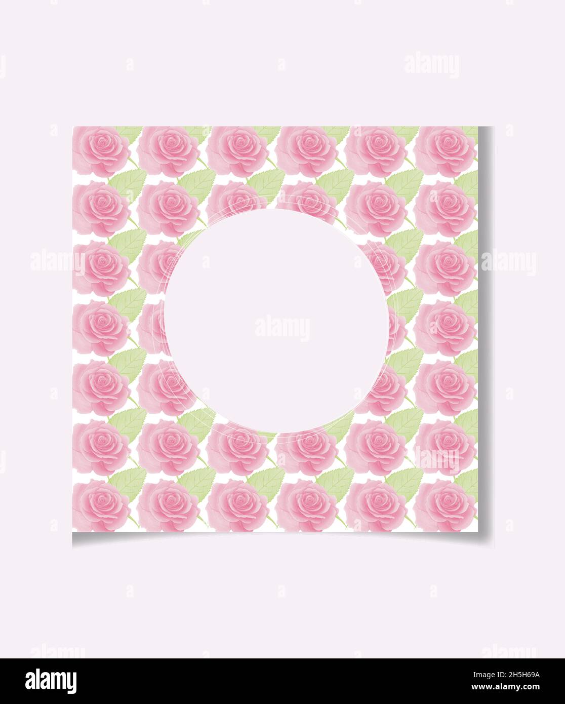 Aquarell natürliche Blume und verlassen Set-Design Stock Vektor