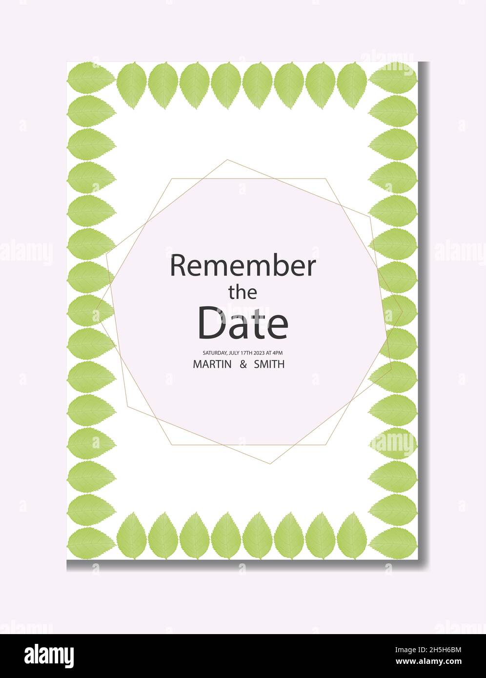 Aquarell Hand Zeichnung Blatt floralen Design Stock Vektor