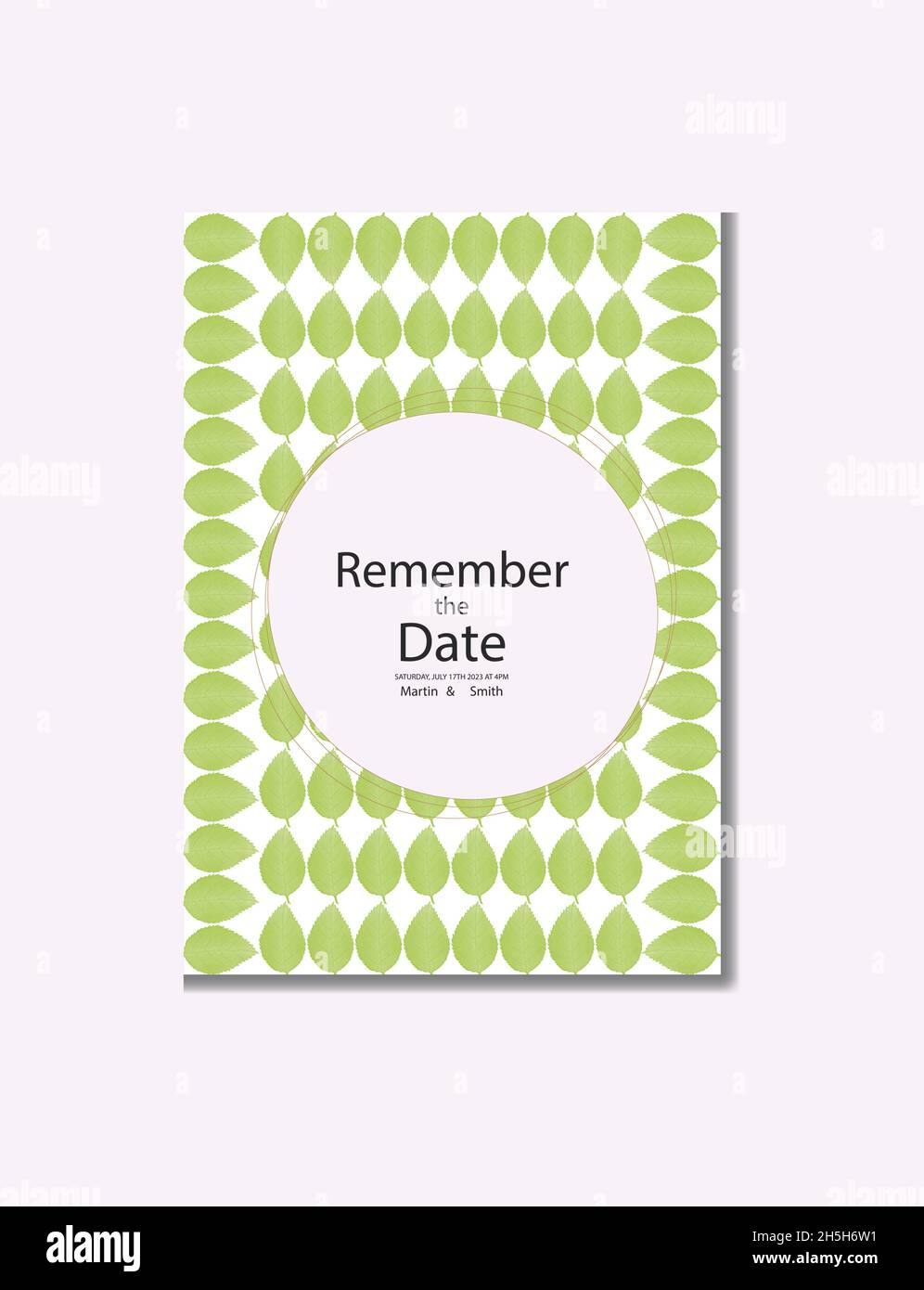 Aquarell Hand Zeichnung Blatt floralen Design Stock Vektor