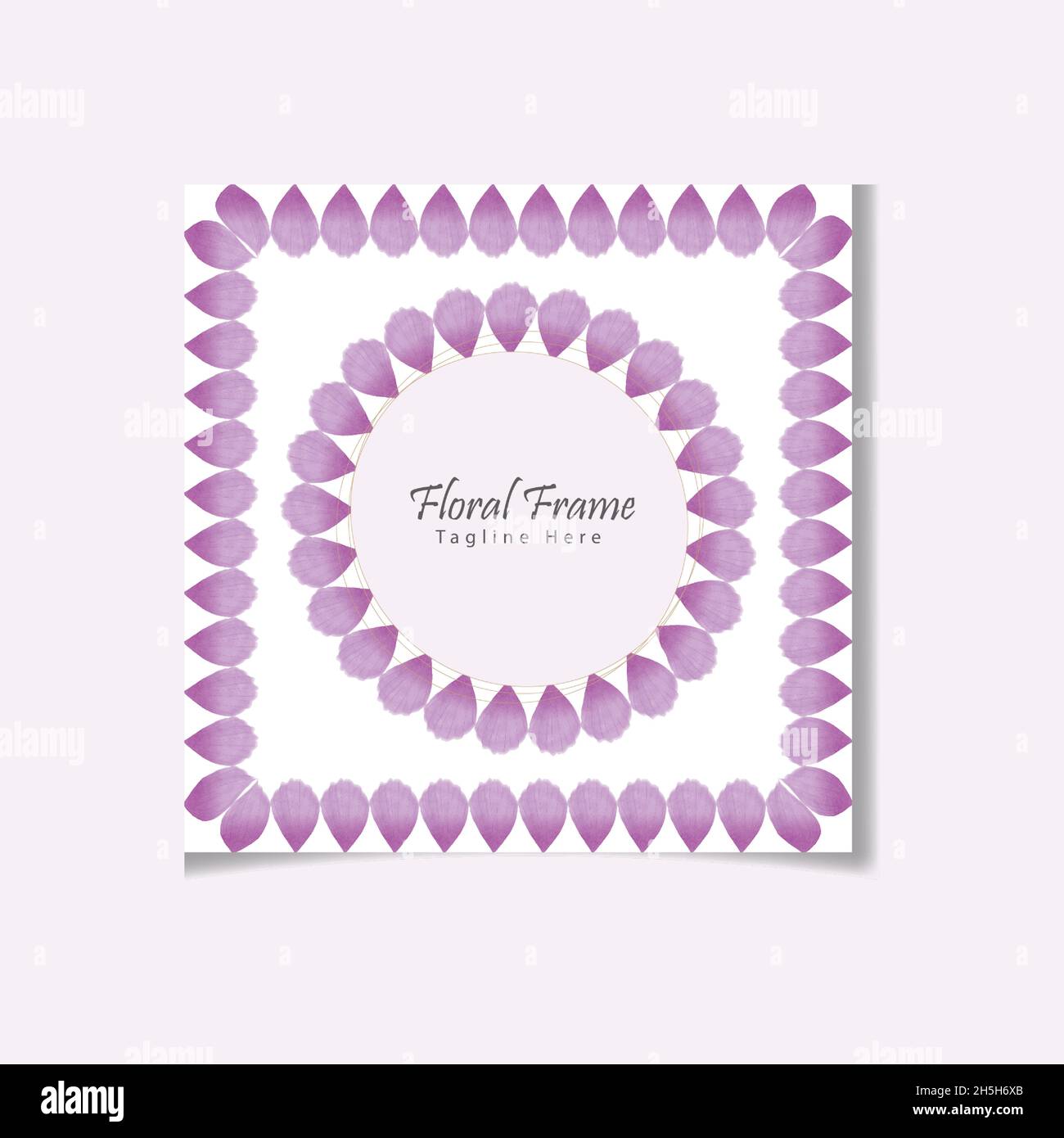 Aquarell Hand Zeichnung Blatt floralen Design Stock Vektor