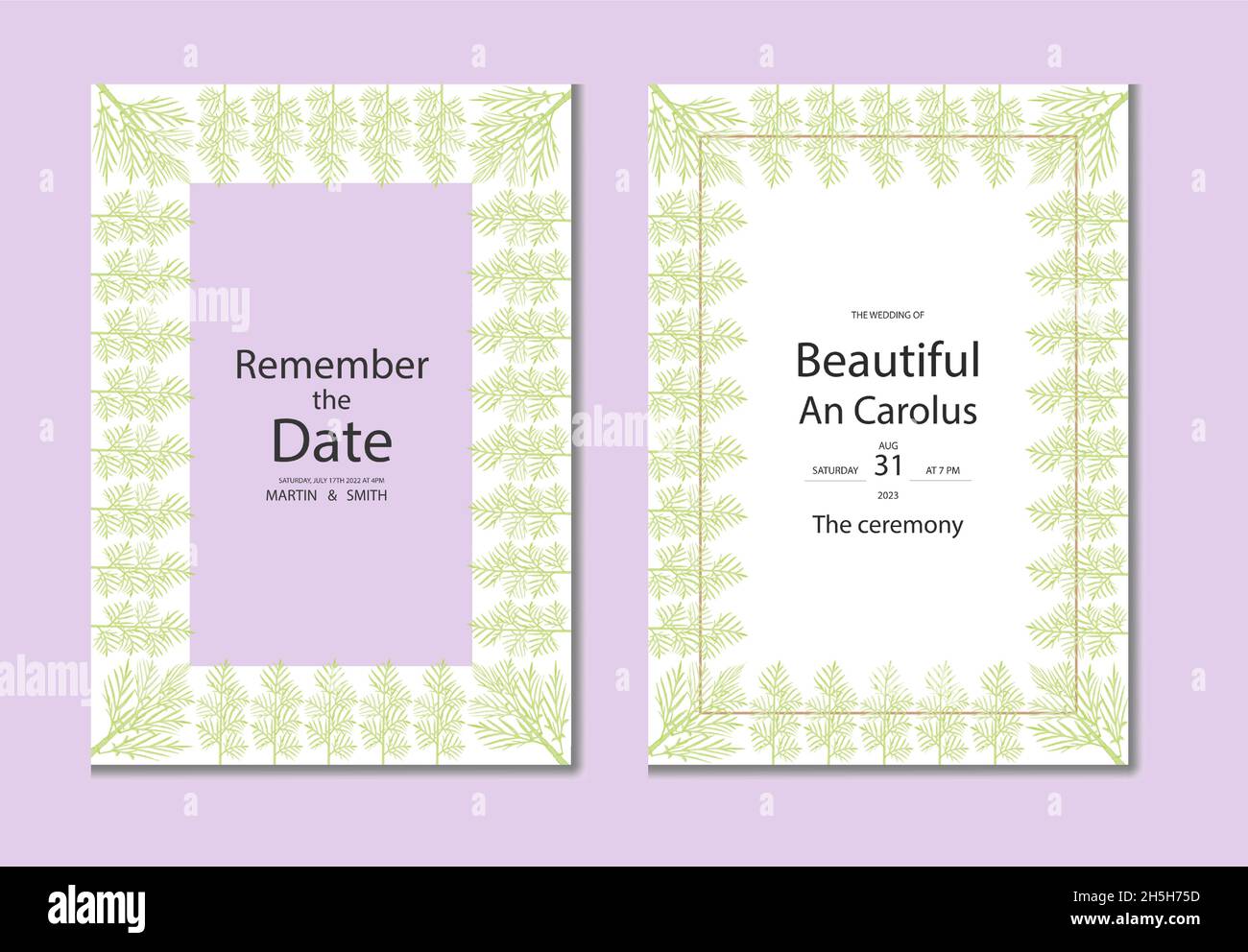 Aquarell Hand Zeichnung Blatt floralen Design Stock Vektor