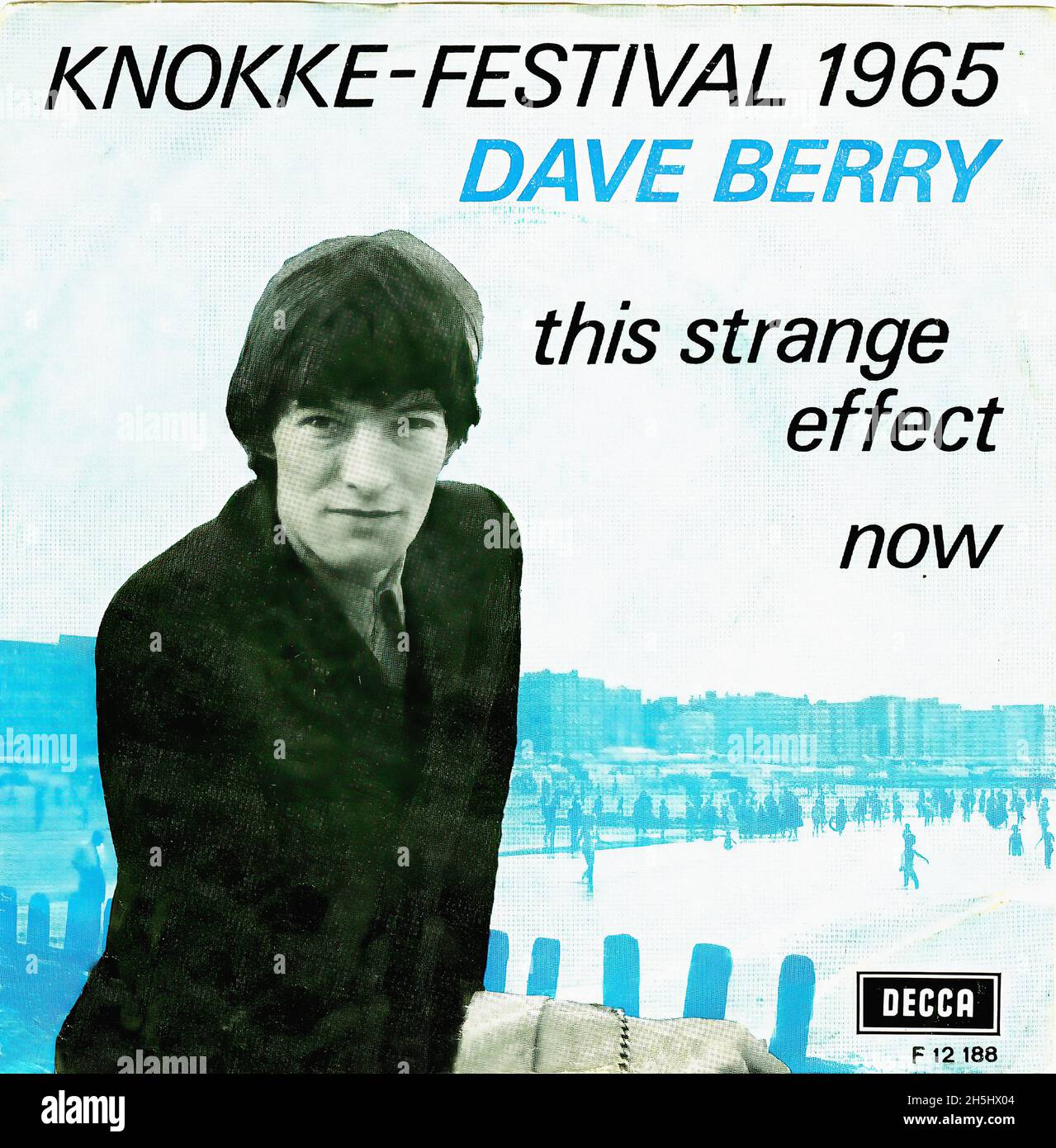 Vintage Single-Cover - Berry, Dave - This Strange Effect - NL - 1965 Stockfoto