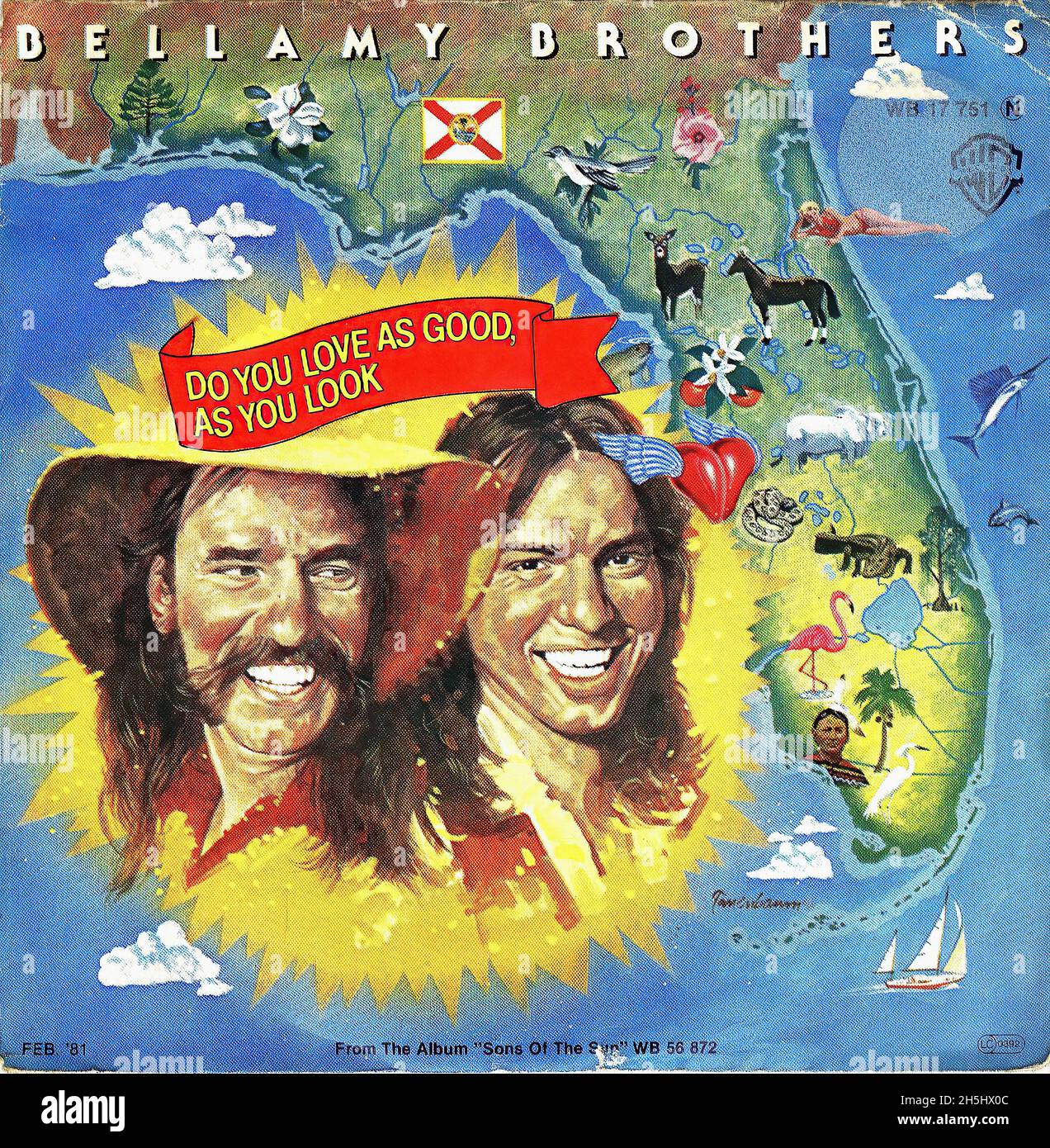 Vintage Single-Cover - Bellamy Brothers - Do You Love As Good As - D - 1981 02 Stockfoto