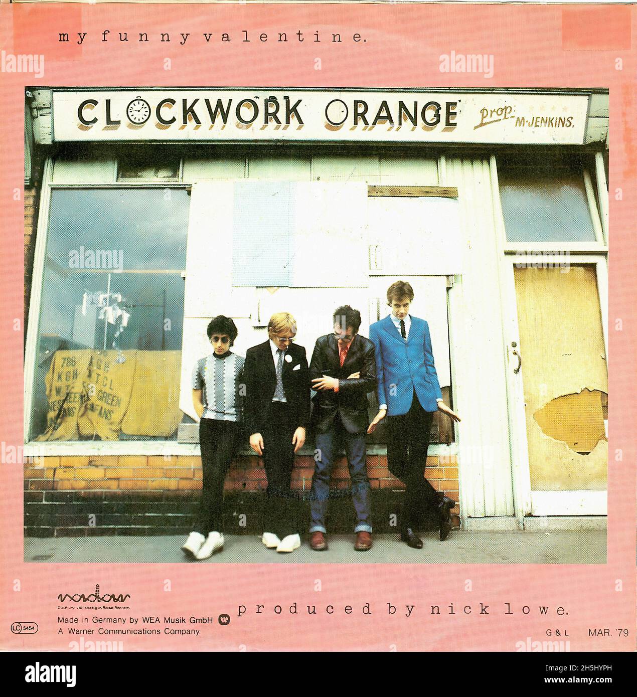 Vintage Single Record Cover - Costello, Elvis - Oliver's Army - D - 1979 00001 Stockfoto