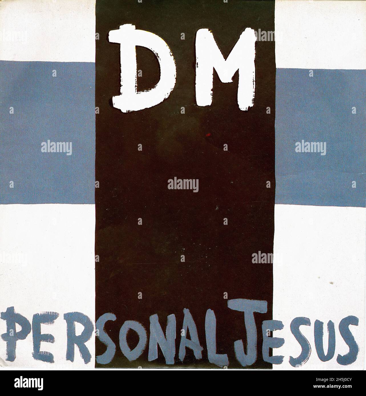Vintage Single Record Cover - Depeche Mode - 15 - Personal Jesus - UK - 1989 01 Stockfoto