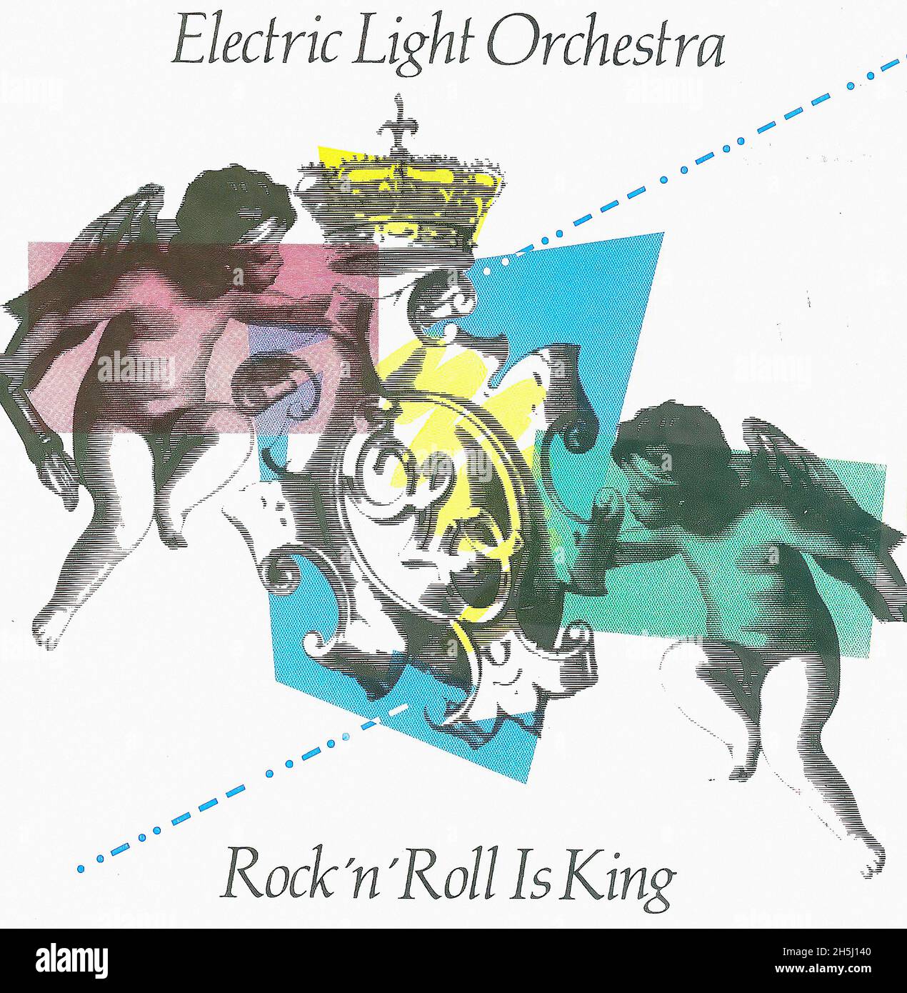 Vintage Single Album Cover - ELO - Rock'n'Roll is King - NL - 1983 01 Stockfoto