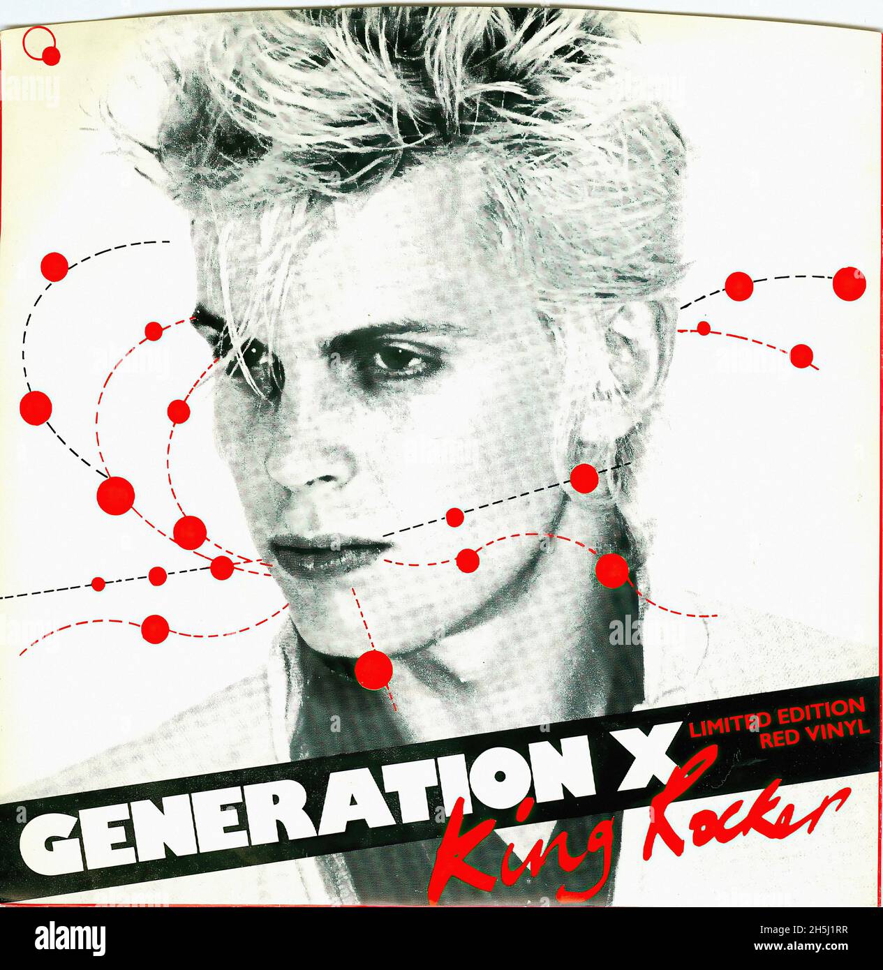 Vintage Single Record Cover - Generation X - King Rocker - Pic 1 - UK - 1979 01 Stockfoto