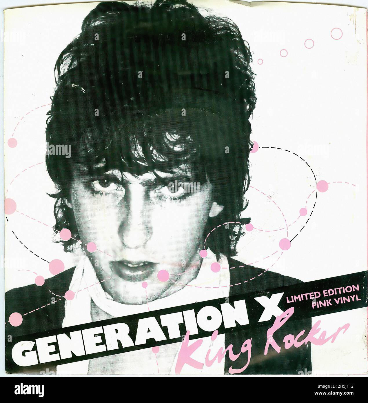 Vintage Single Record Cover - Generation X - King Rocker - Pic 2 - UK - 1979 02 Stockfoto
