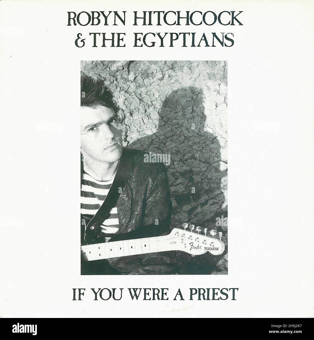 Vintage Single Record Cover - Hitchcock, Robyn - If you were A Priest - UK - 1986 01 Stockfoto