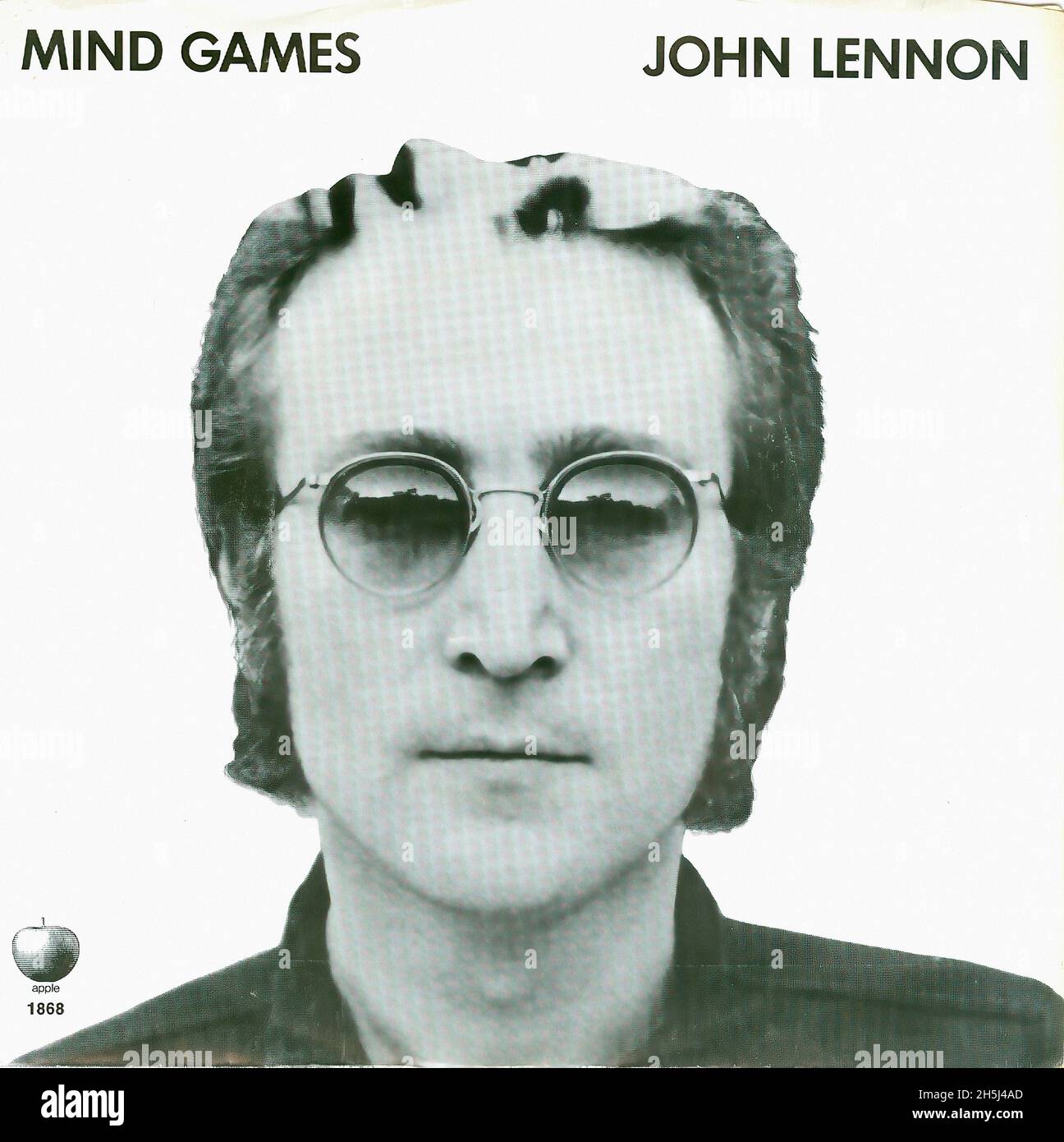 Vintage Single Record Cover - Lennon, John - Mind Games - US - 1973 Stockfoto