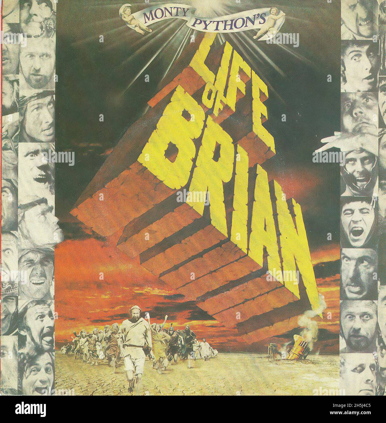 Vintage Single-Cover - Life of Brian - das Leben des Brian - Monty Python - UK - 1979 Stockfoto
