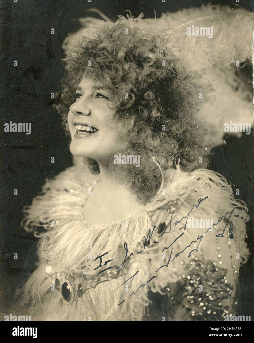 Eva Tanguay – Stummfilm- und Bühnendarstellerin – 1917 – Schauspielerin in Vaudeville Stockfoto