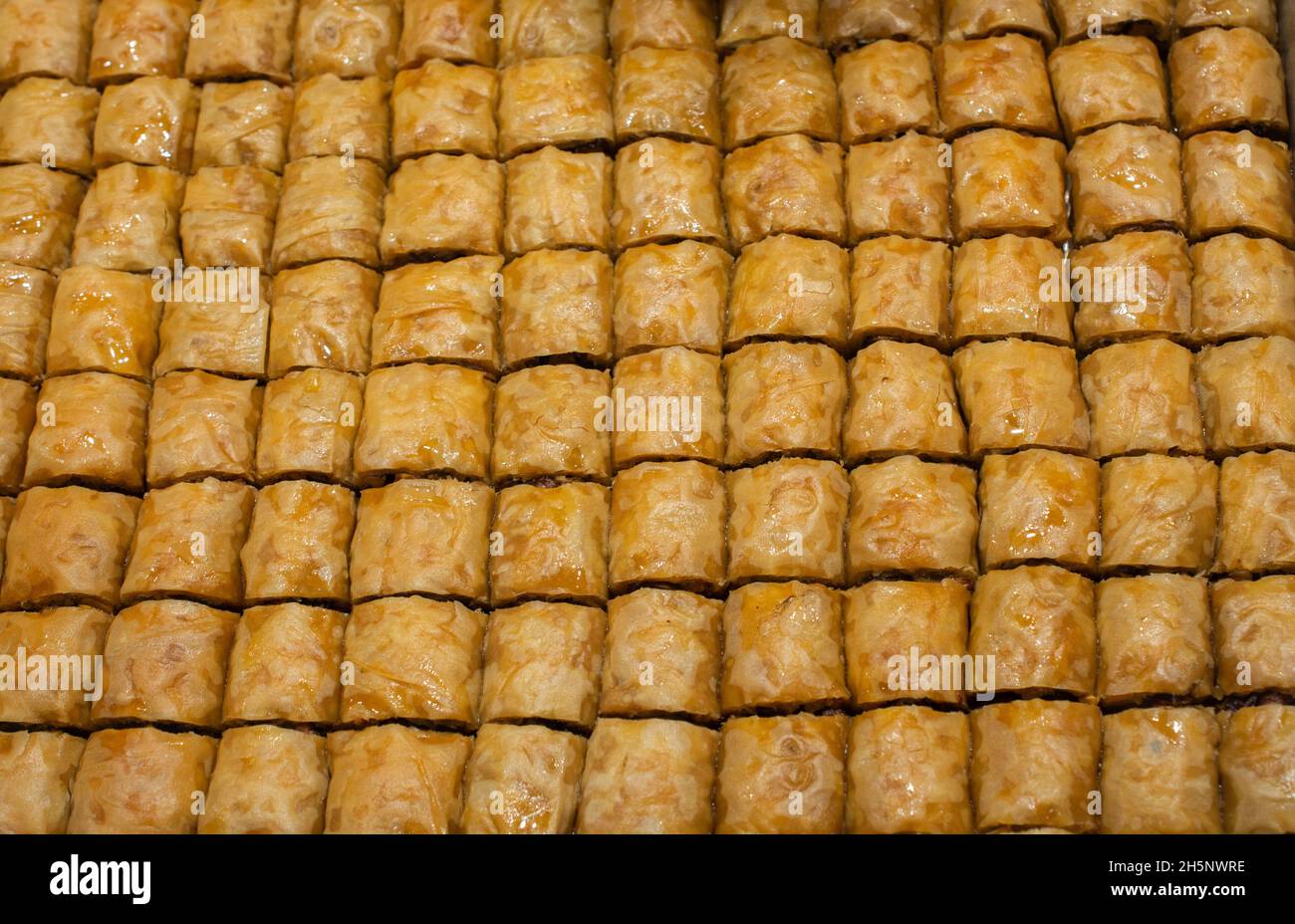 Traditionelles türkisches Dessert Baklava. Dessert-Konzept Stockfoto