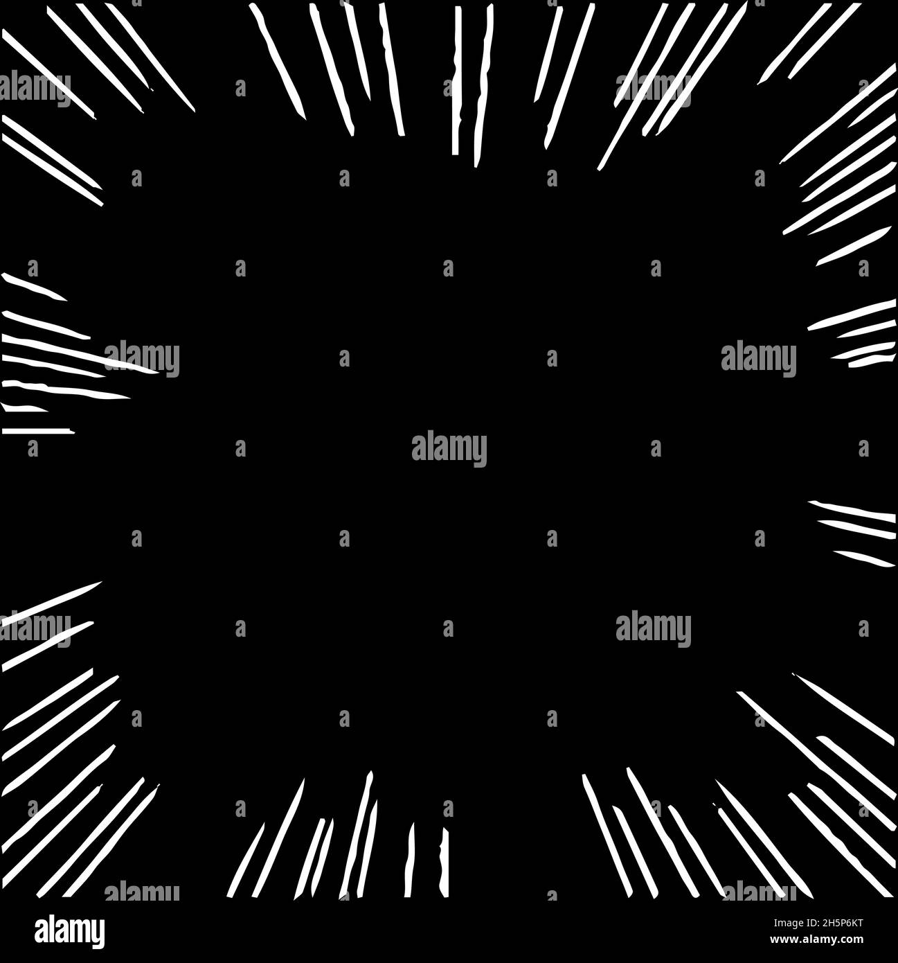 Dies ist eine Illustration von handgemalten Comic konzentrierte Linien Stock Vektor