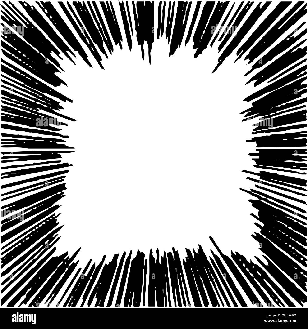 Dies ist eine Illustration von handgemalten Comic konzentrierte Linien Stock Vektor