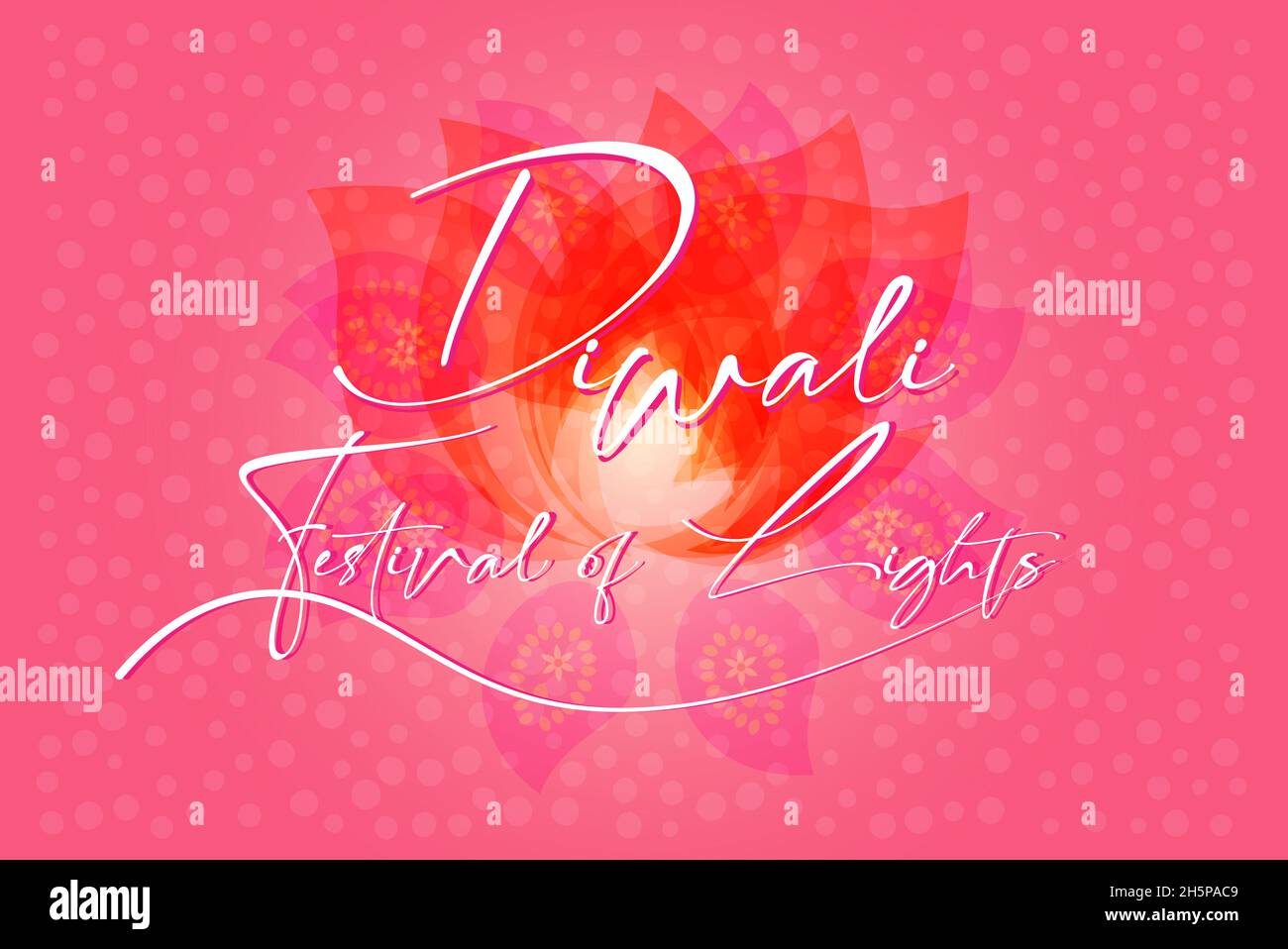 Diwali indian Festival of Lights - Vektor-Illustration Stock Vektor