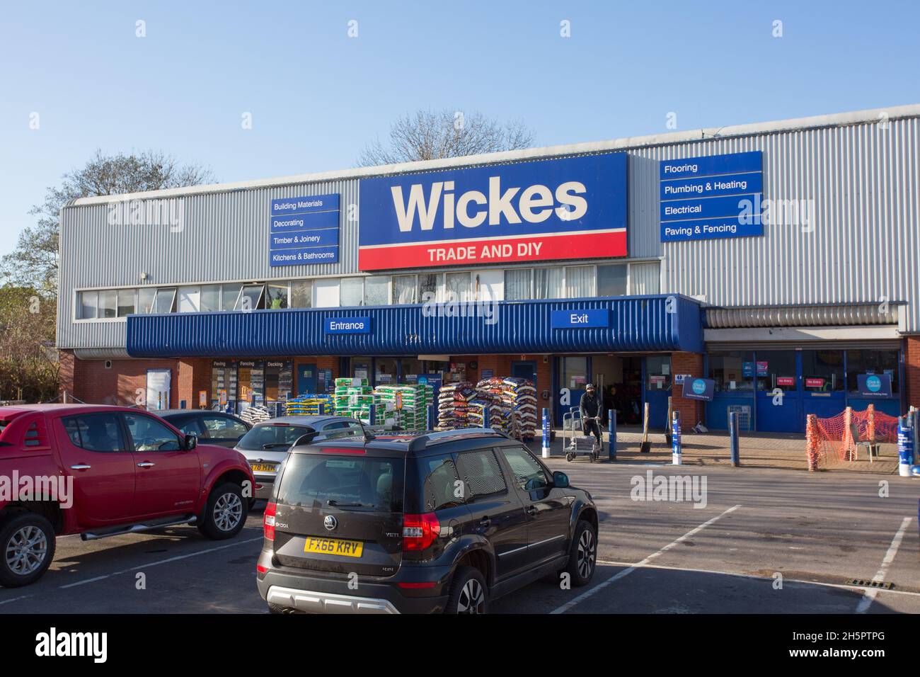 Wickes DIY Store, Bristol Stockfoto