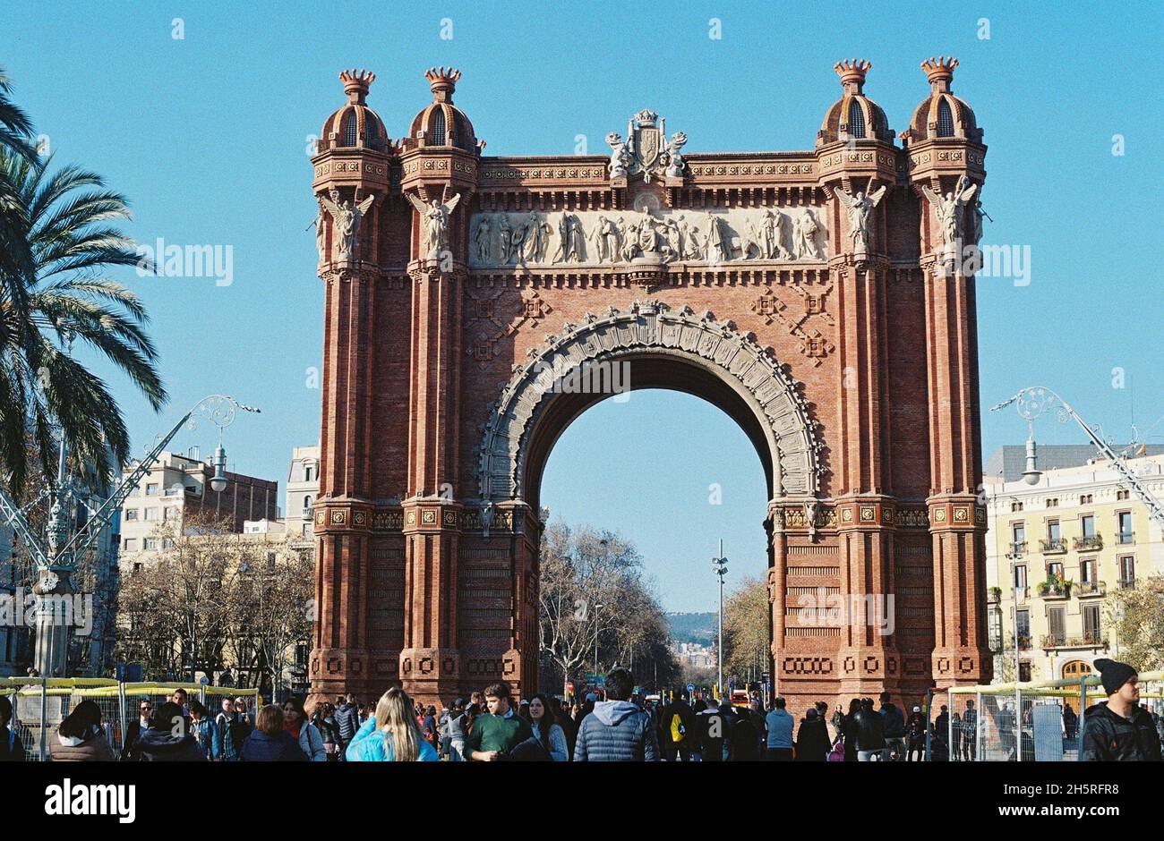Arc de Triomf Stockfoto