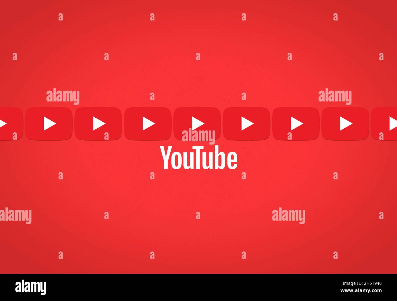 youtube-Bilder, youtube-Hintergrunddesigns Stockfoto